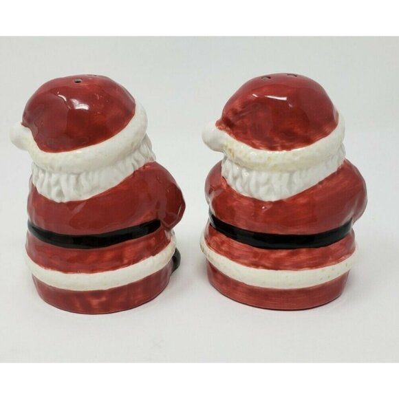Salt Pepper Shakers Santa Claus Christmas Novelty  3.25 in - Picture 3 of 6